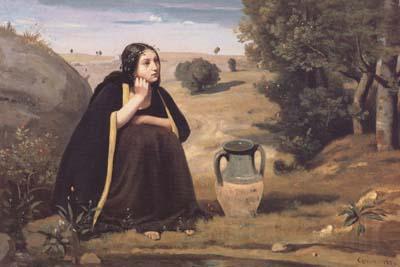 Jean Baptiste Camille  Corot Rebecca au puits (mk11)